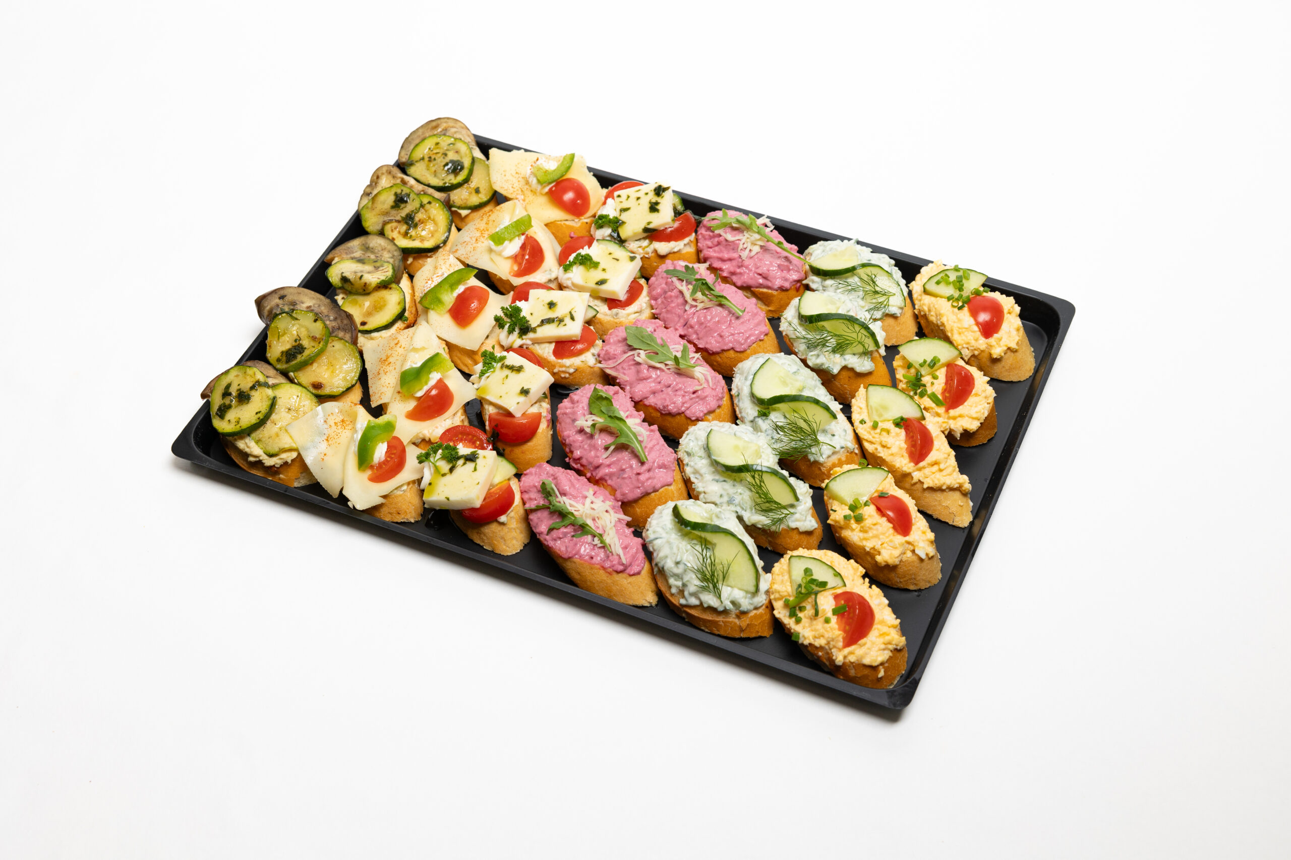 Partybroetchen-vegetarisch Partybrötchen Vegetarisch